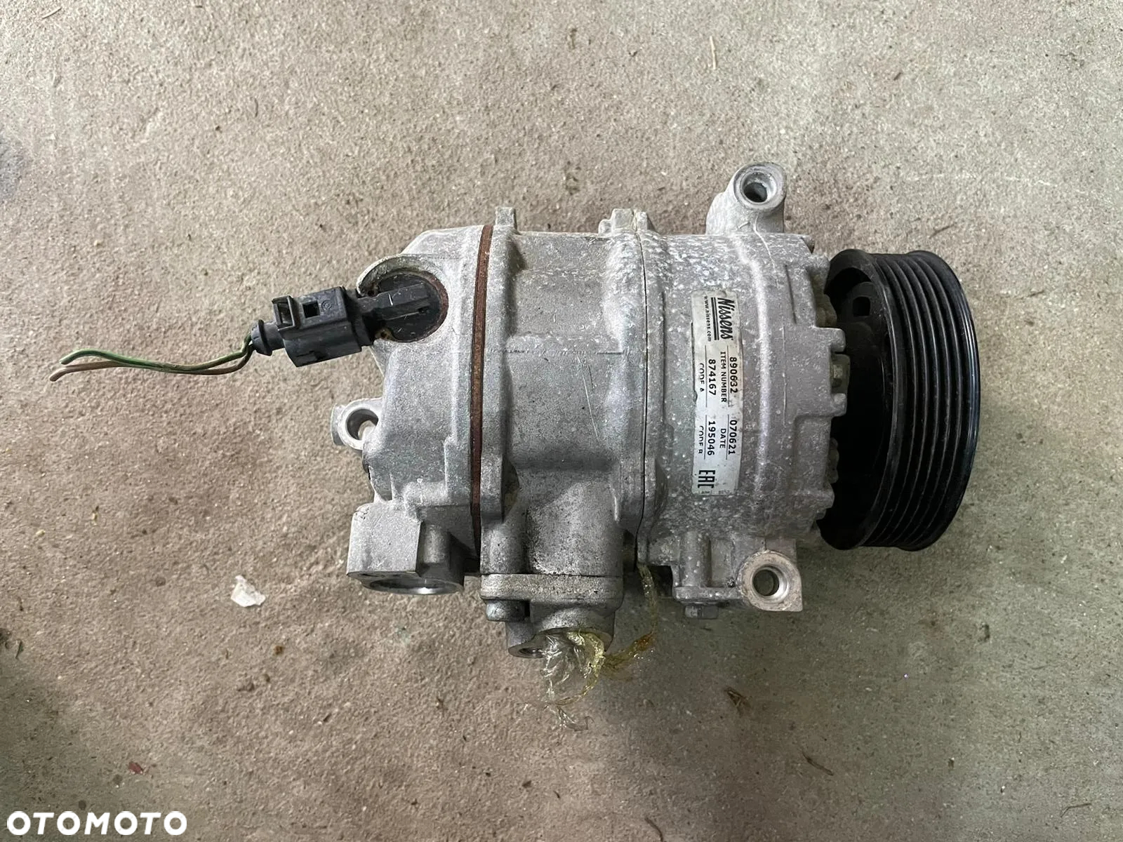 Kompresor sprężarka klimatyzacji Nissens VW AG Volkswagen Audi Skoda Seat 2.0 890632 - 3