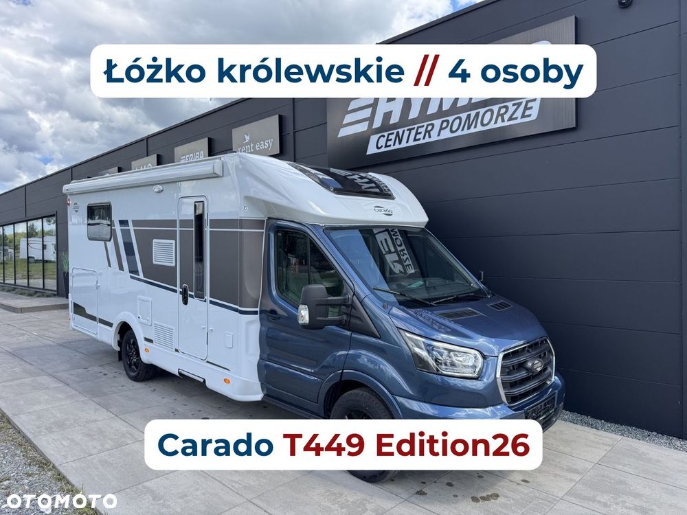 Carado T449 Edition26 - Nowy, 4os, Automat, FV23%, Hymer Center Pomorze