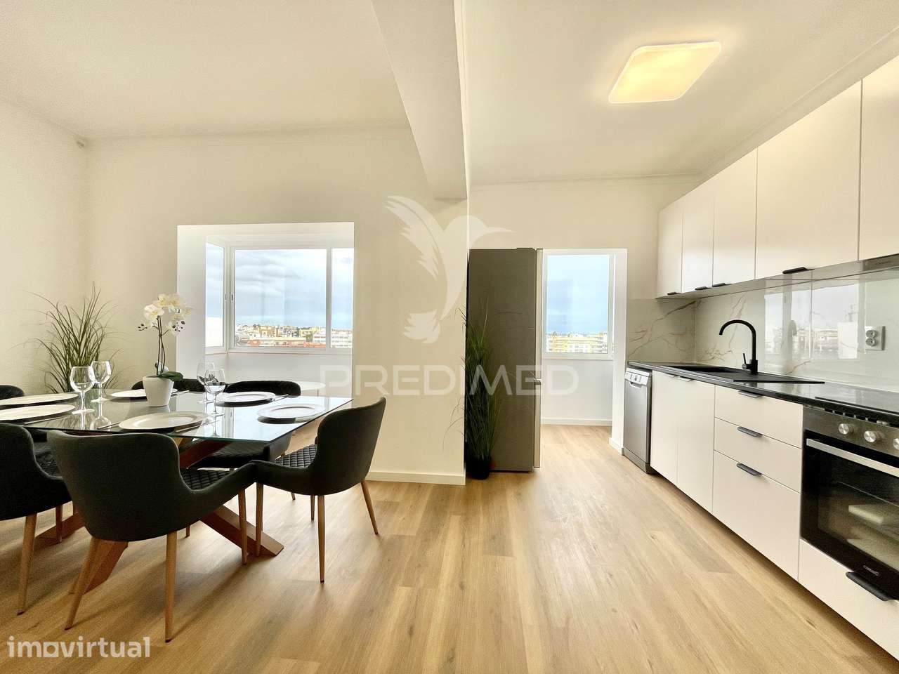 Apartamento T3 renovado com vista mar - Grande imagem: 5/13