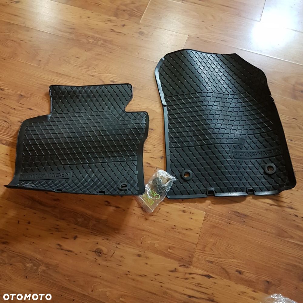 dywaniki dywanik wykładzina guma mata przód vw caddy 07r oryginał - 1