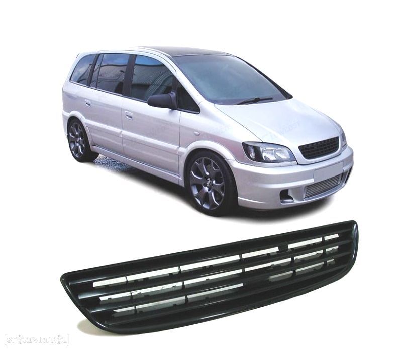 PARRILLA OPEL ZAFIRA 99-05 PRETO - 1