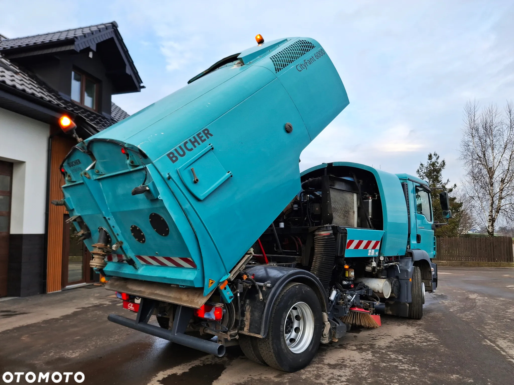 MAN TGM 18.290 Zamiatarka BUCHER 2 Silniki Karcher Mycie Ciśnieniowe - 21