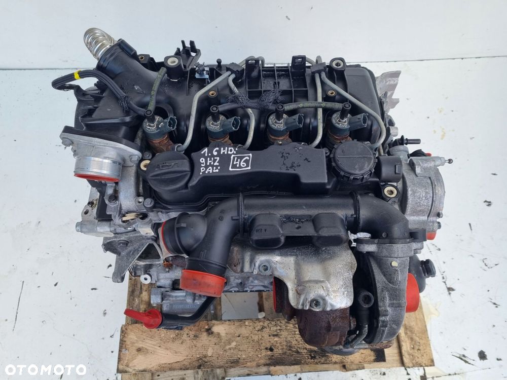 SILNIK KOMPLET Citroen C5 III 1.6 HDI 109KM ładnie pali 9HZ - 4