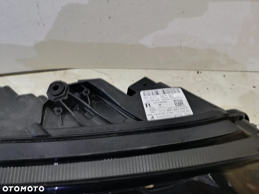 Lampa Prawa Skoda FABIA 6V1 III 3 LIFT FULL LED Kompletna Przód Przedni - 3
