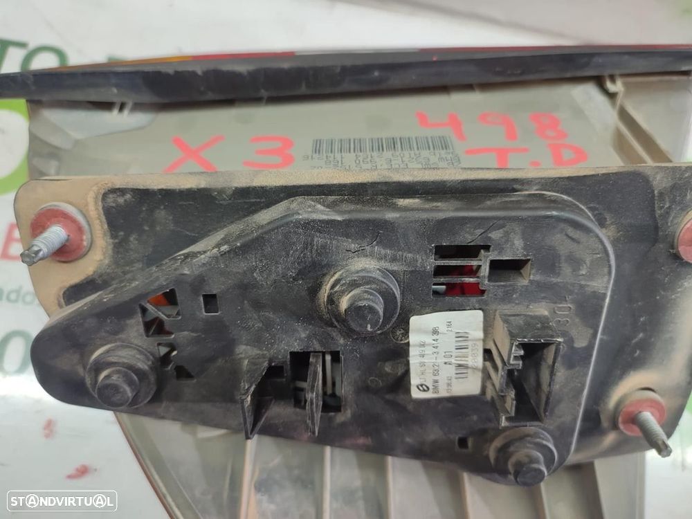 FAROLIM TRASEIRO DIREITO BMW X3 2006 - 3