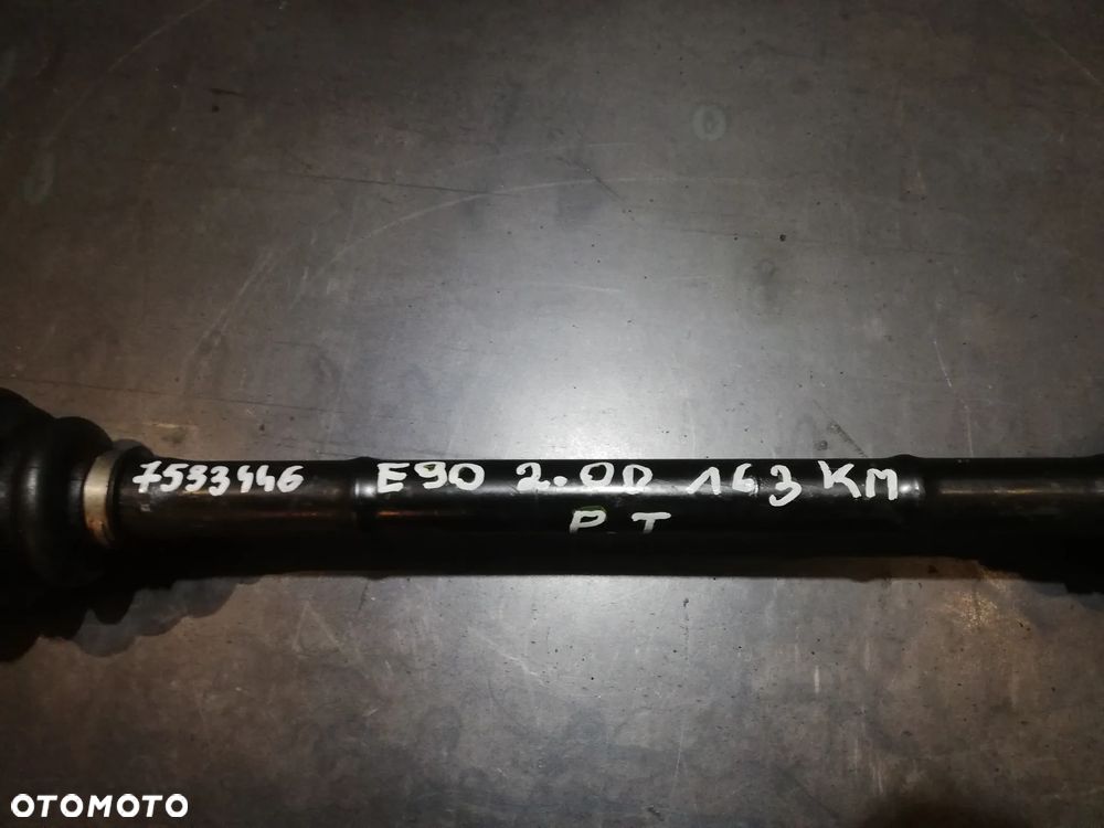 PÓŁOŚ PRAWA PRAWY TYŁ TYLNA BMW E90 2.0 D 7533446 - 2