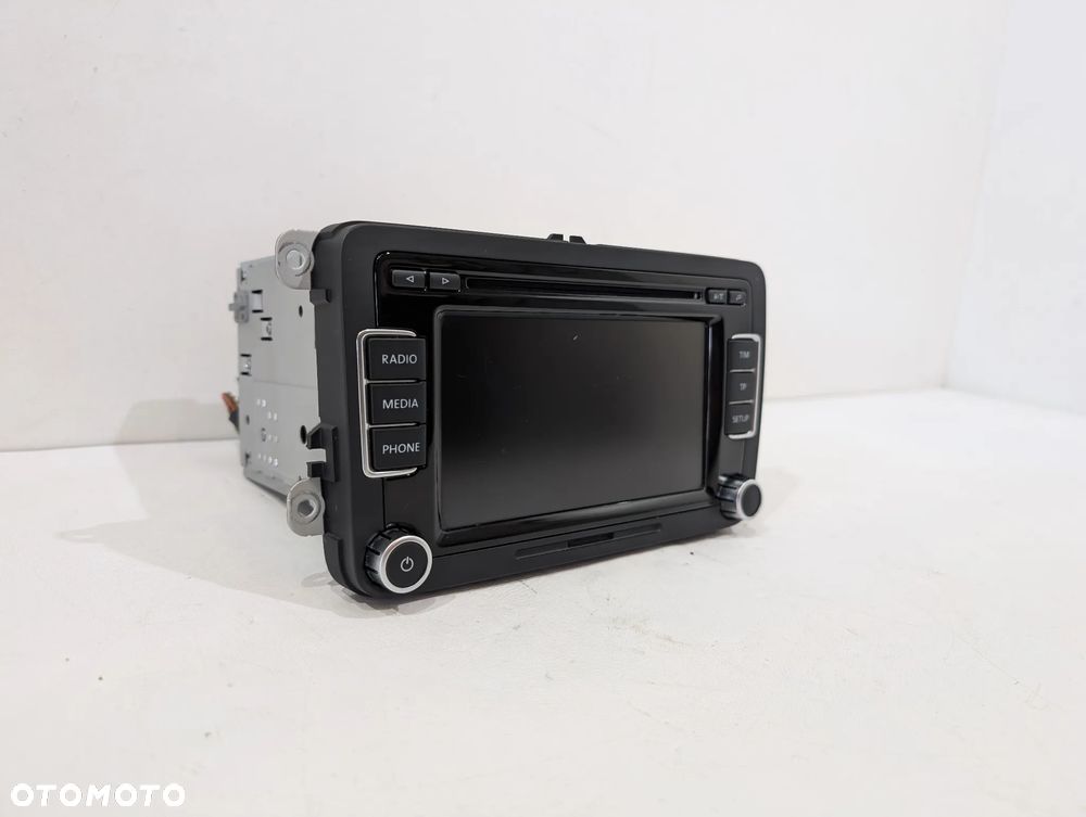 VW PASSAT B7 TIGUAN TOURAN GOLF VI RADIO NAWIGACJA WYŚWIETLACZ 3C8035195 - 4