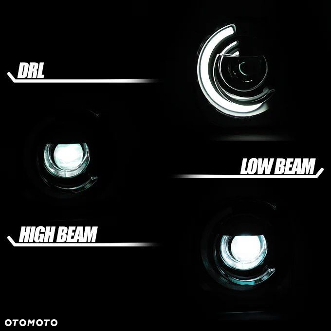 Reflektory Lampy Day line light LED Tube Neon Tuning Jeep Renegade 2014-24 - 6