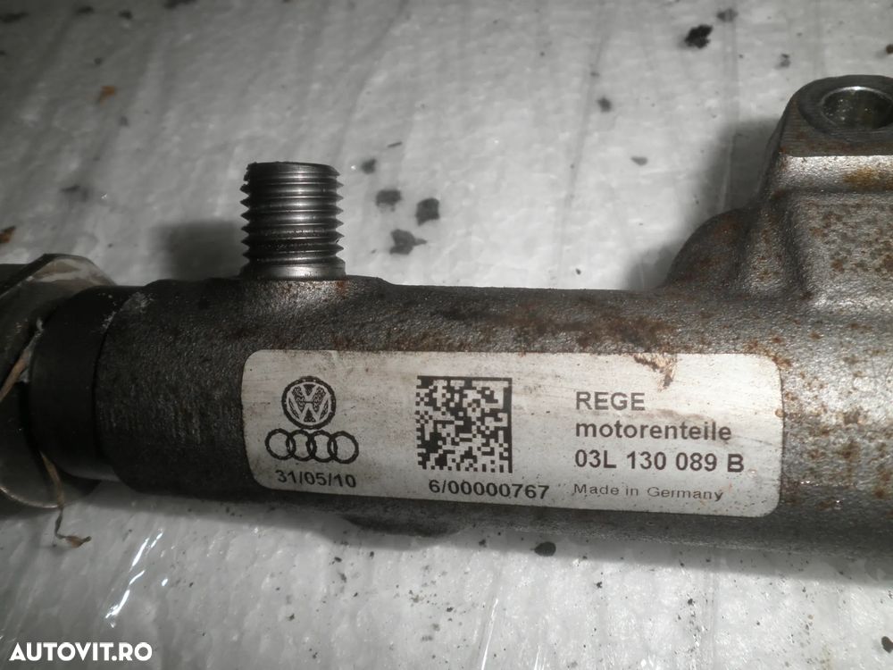 Rampa injectoare + senzori si conducta VW, Audi, Skoda, Seat, 1.6 TDI CAY 03L130089B 03L906051 - 2
