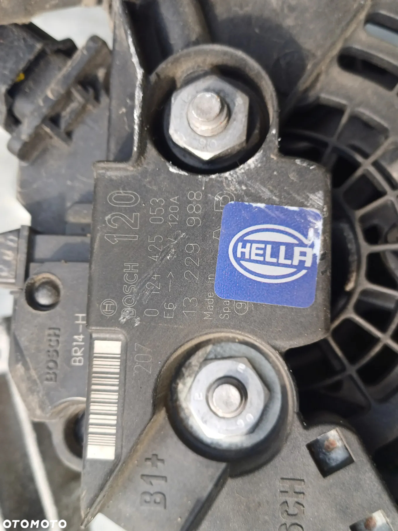 ALTERNATOR 2.2 BENZYNA 0124425053 OPEL VECTRA C ZAFIRA BOSCH 13229988 - 5