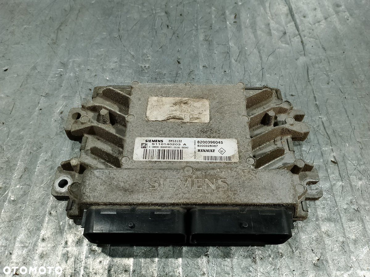 KOMPUTER, STEROWNIK RENAULT KANGOO I LIFT 8200396045  S110140203A 1.2 - 1
