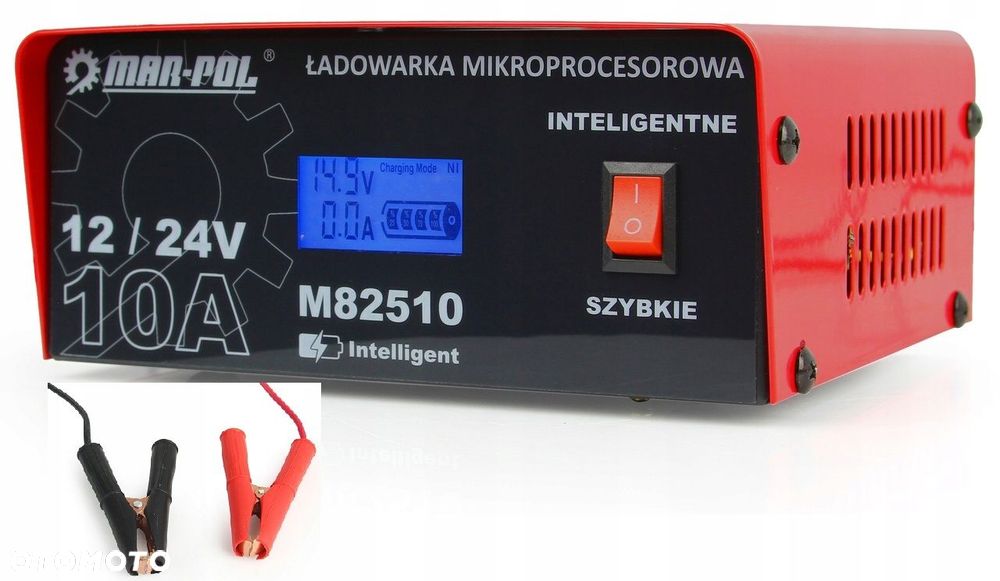 ŁADOWARKA PROSTOWNIK DO AKUMULATORA 12V/24V 10A - 1