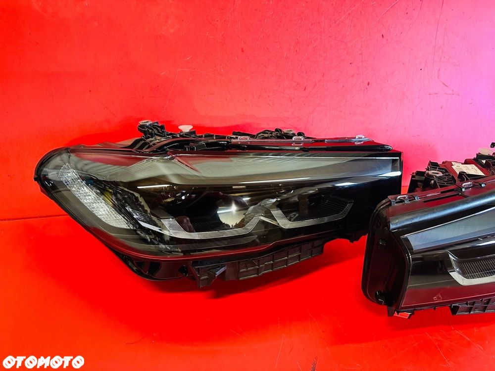 LAMPY BMW G30 LCI LIFT FULL LED SHADOW LINE CZARNE - 2
