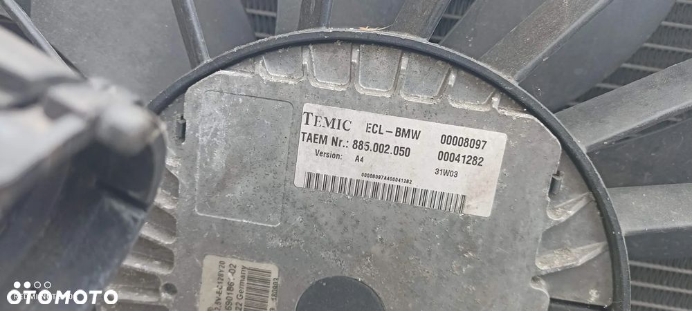 BMW E60 4.4 545 KOMPLET CHŁODNIC Wentylator WODA Wody Klimatyzacji - 8