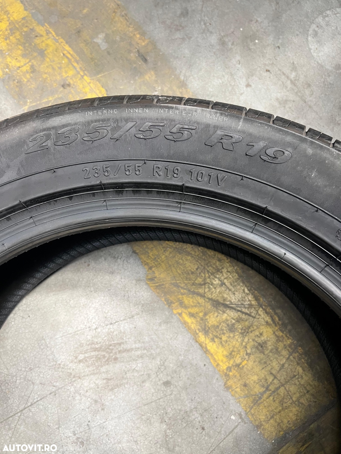 Vând 4 anvelope 235/55/19 Pirelli de vară ca noi - 3