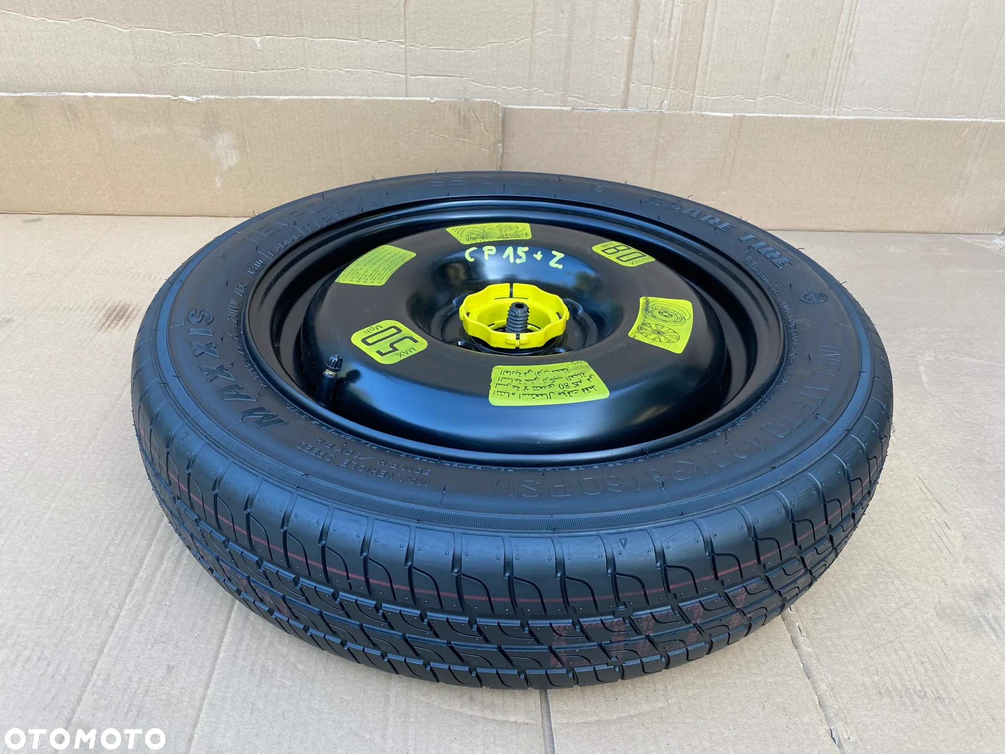 Koło dojazdowe dojazdówka 15 Citroen  C3 C-ELYSSE PEUGEOT 207 208 + zestaw - 5