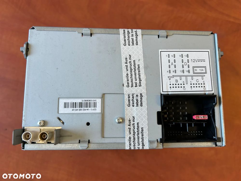 RADIO FABRYCZNE VOLKSWAGEN 5M0035186C - 4