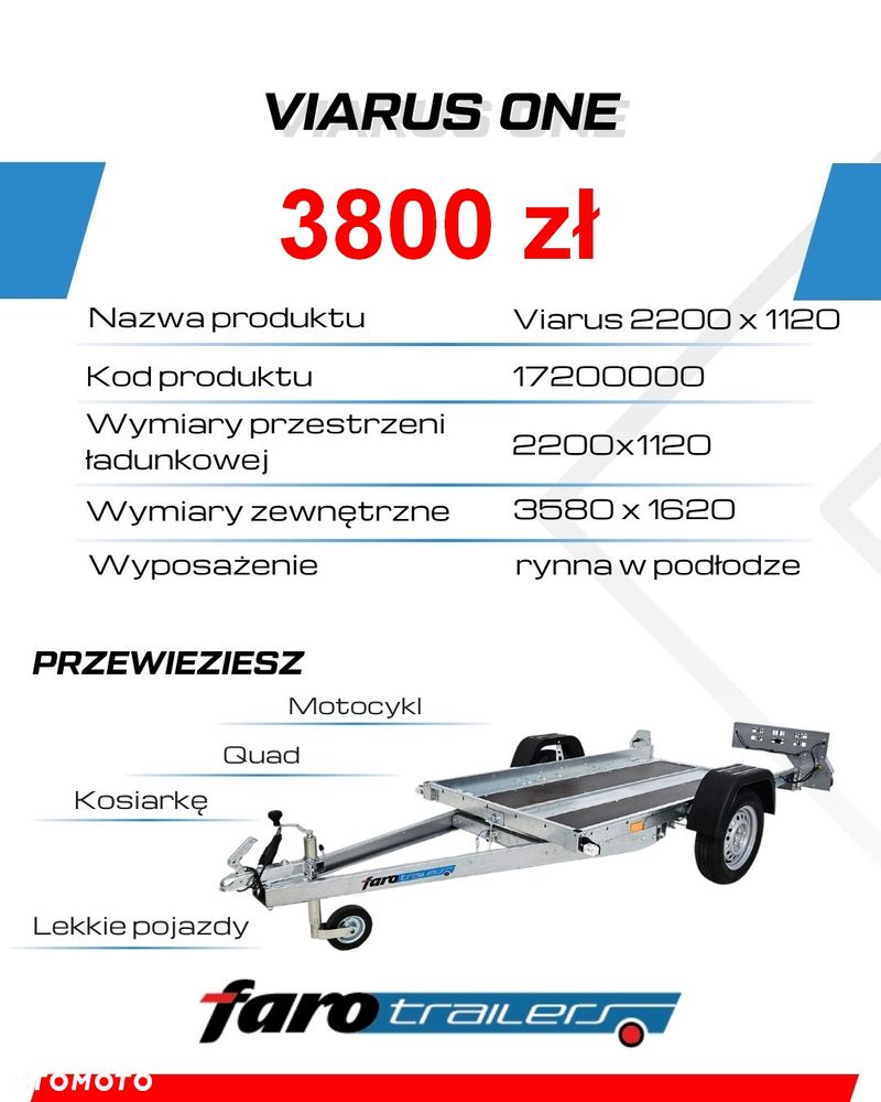 Faro Viarus platforma do transportu quada, kosiarki, - 8