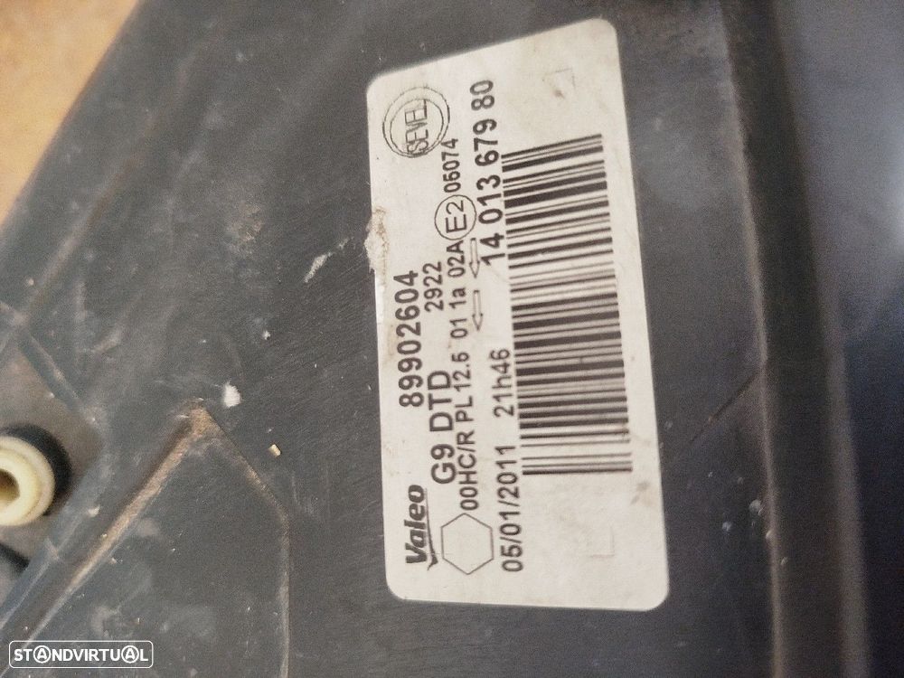 Farol/ Otica Dianteiro Dto Citroën Jumpy Caixa - 3