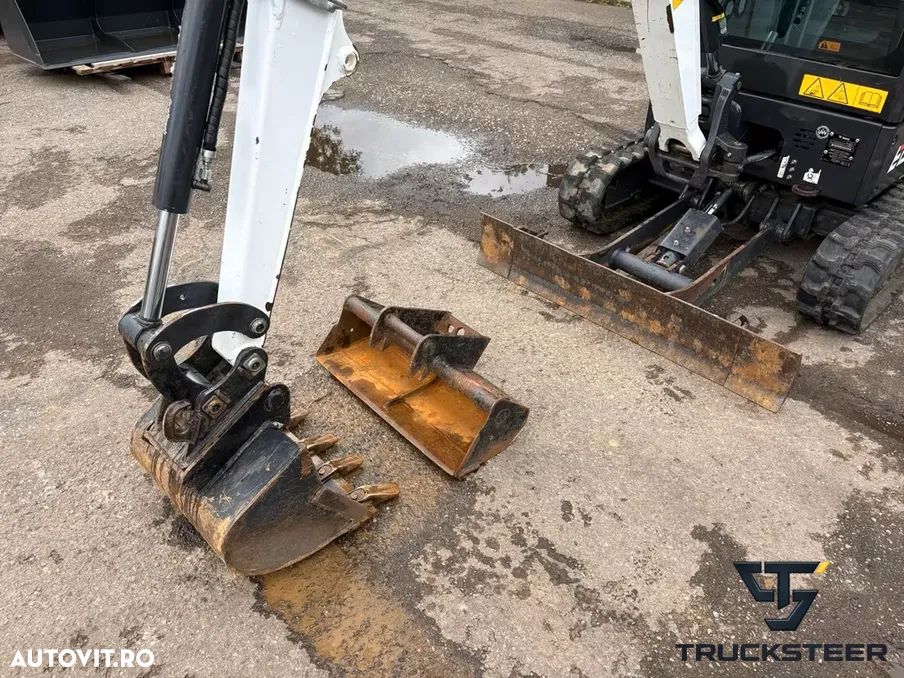Bobcat E19 | JoyStick | Lama Nivelatoare | Cuplare Rapida - 7