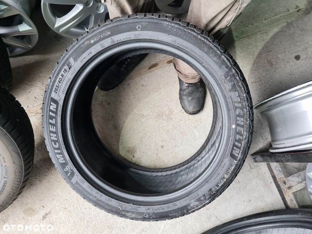 OPONY MICHELIN PILOT ALPIN 5 265/40R19 102V,XL 2017r 4x6,7mm bdb stan - 10