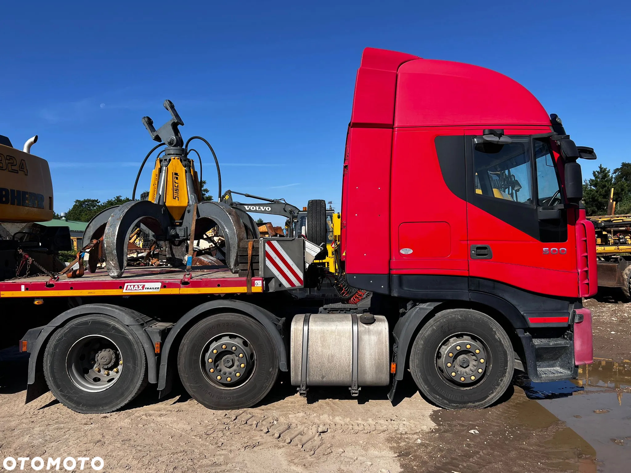 Iveco Stralis 500 EURO 5, 3 osie homologacja DMC 60T + naczepa MAX Trailer mulda + rozciągana + poszerzenia - 13