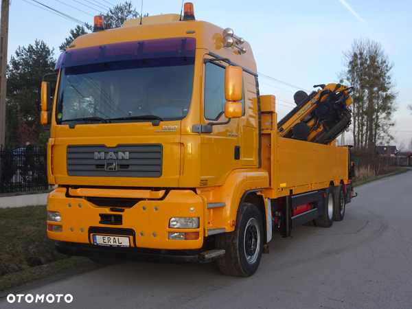 MAN TGA 26.430 6x2 HDS Palfinger 44002 8 wysowow+JIB060 kosz do podnoszenia osób sprowadzony z Niemiec idealny