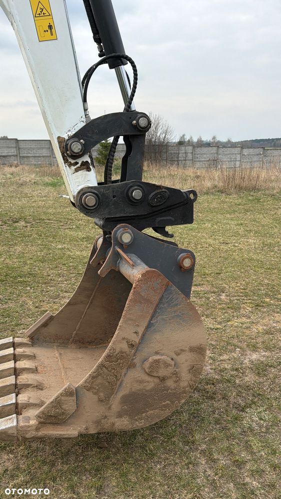 Bobcat Minikoparka Bobcat e50Z 5ton e55 e60 Cat 303.5 304  305 3xłyżki Ramię LOONG dodatkowe linie hydr wyjścia AUX1 + 2 przeciw waga MAX-dociążenie gąsienice 85% od nowości 1 właściciel z Niemiec Auto IDLEE po serwisie Widły wiertnica grabie i inne za dopłatą Szybkozłącze hydr Miller łyżka przedsiębierna Pług  Kubota Takeuchi Jcb - 10