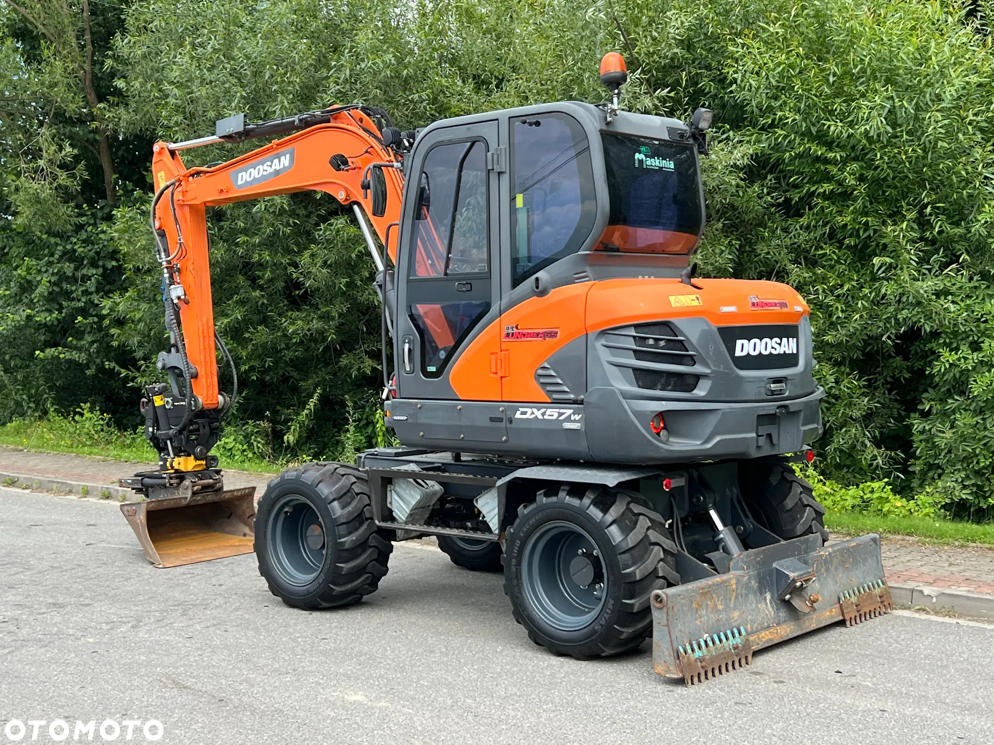 Doosan DOOSAN DX57W *ROTOTILT* 2200 Motogodzin JAK NOWA KOPARKA KOŁOWA STAN PERFEKCYJNY SPROWADZONA - 26
