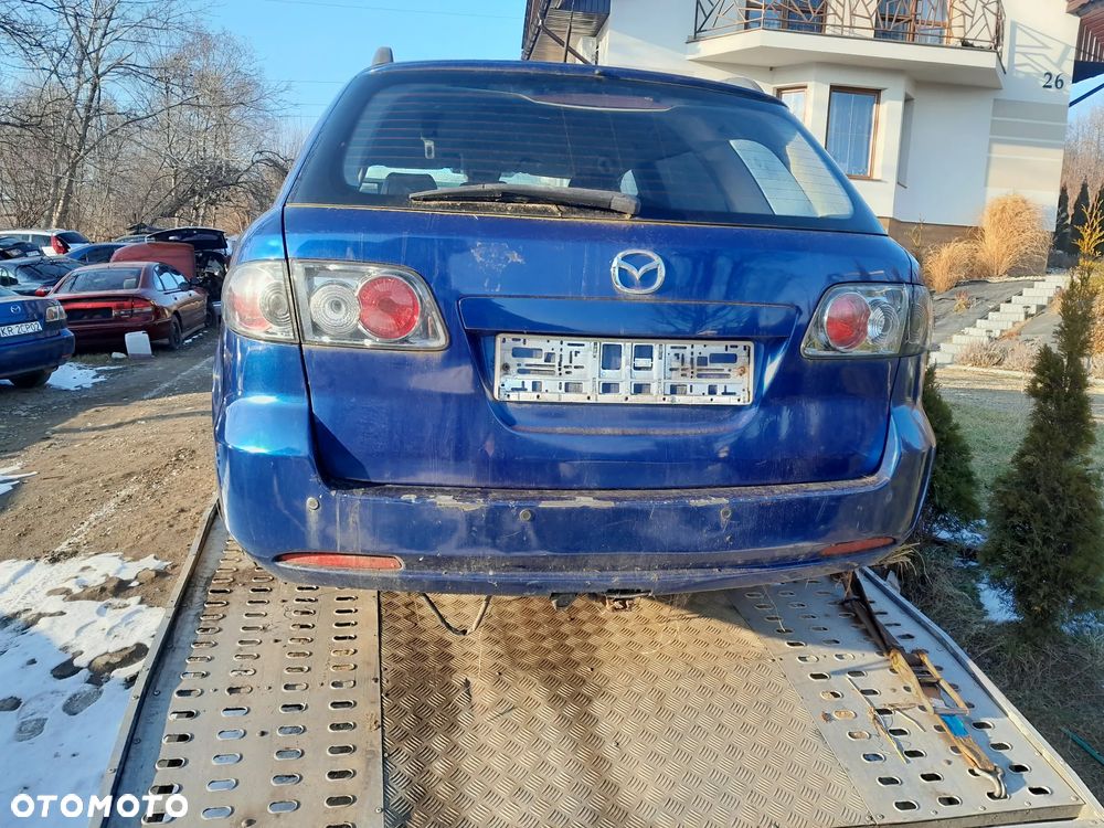 Mazda 6 02-07 gy KOMBI Roleta bagażnika Szara CZARNA - 6