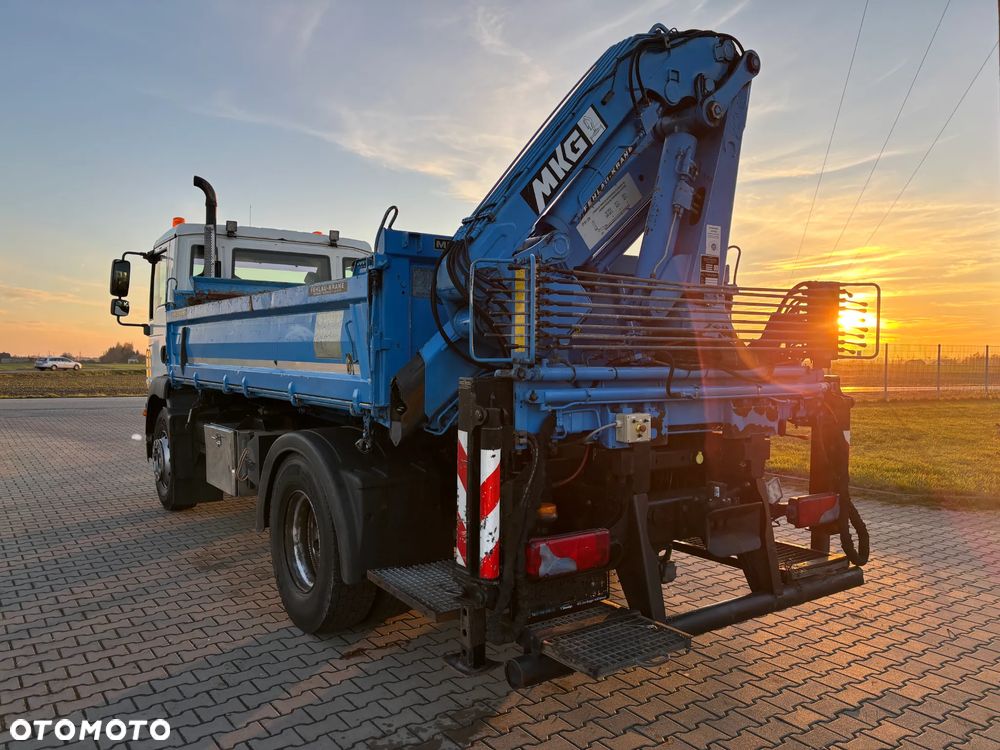 MAN TGM 18.250 4x2 wywrotka MEILLER z HDS MKG z czerpakiem i rotatorem , łyżką , obrotnica , HDS wyprowadzona 5 i 6 funkcja, bardzo dobry stan, idealny do kostki , komunalki , - 13