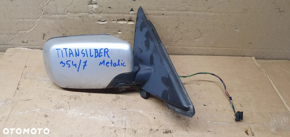 Lusterko zewnętrzne prawe BMW 3 E46 5 PIN 354/7 - 1