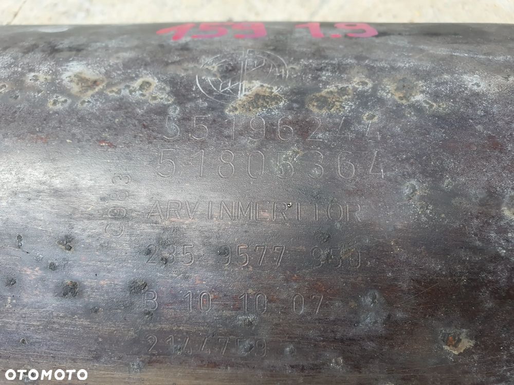 ALFA ROMEO 159 1.9 FILTR CZĄSTEK STAŁYCH KATALIZATOR FAP DPF 55196244 51805364 2359577950 2988527841 ORYGINAŁ ALFA FIAT LANCIA POSIADAM 2SZT - 3