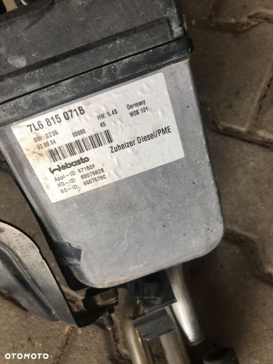 vw touareg webasto ogrzewanie postojowe 7L6815071B - 2