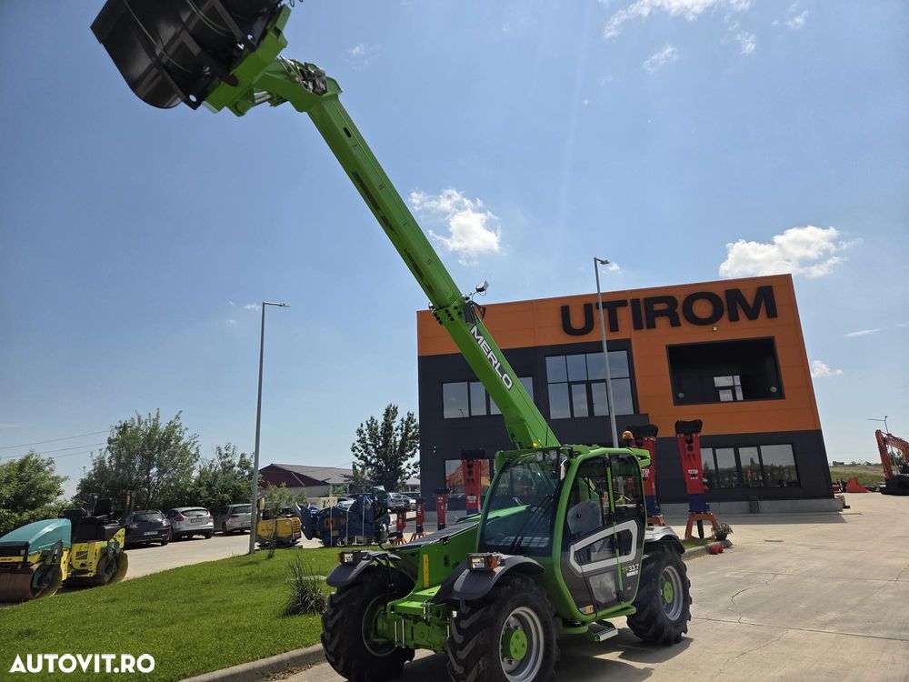 Merlo TELESCOPIC la 7m, TF33.7, 2026, NOU, Aer conditionat, cupa +furci, produs in Italia, posibilitate leasing 5 ani, garantie 1 AN, cupla rapida, transmisie 4x4x4 - 8