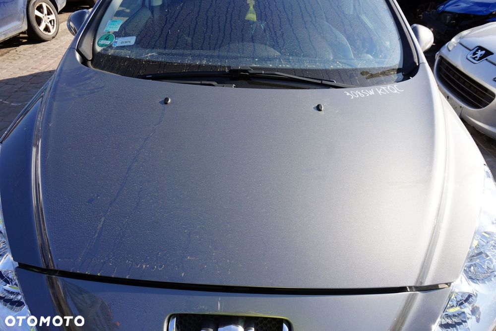 MASKA ZDERZAK BŁOTNIKI LAMPY 308 I T7 SW KTQC  PEUGEOT 2007-2011 SZARY MOONDUST PRZÓD KOMPLETNY - 2
