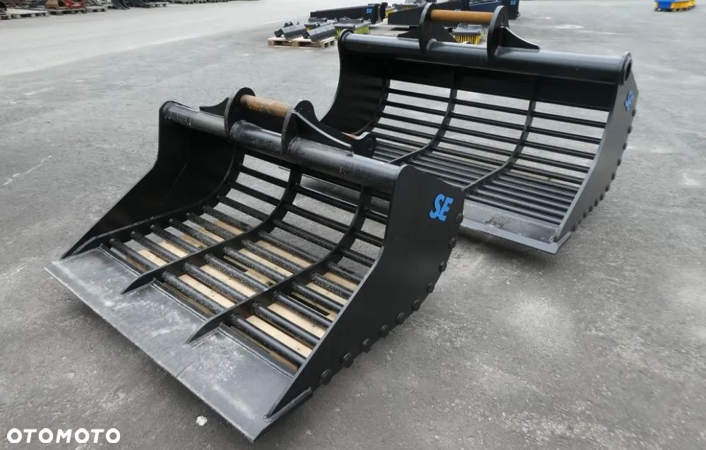 Łyżka ażurowa SE złącze S60 S70 150cm 700l Volvo Hitachi Doosan do koparki rototilt 160 180cm - 1