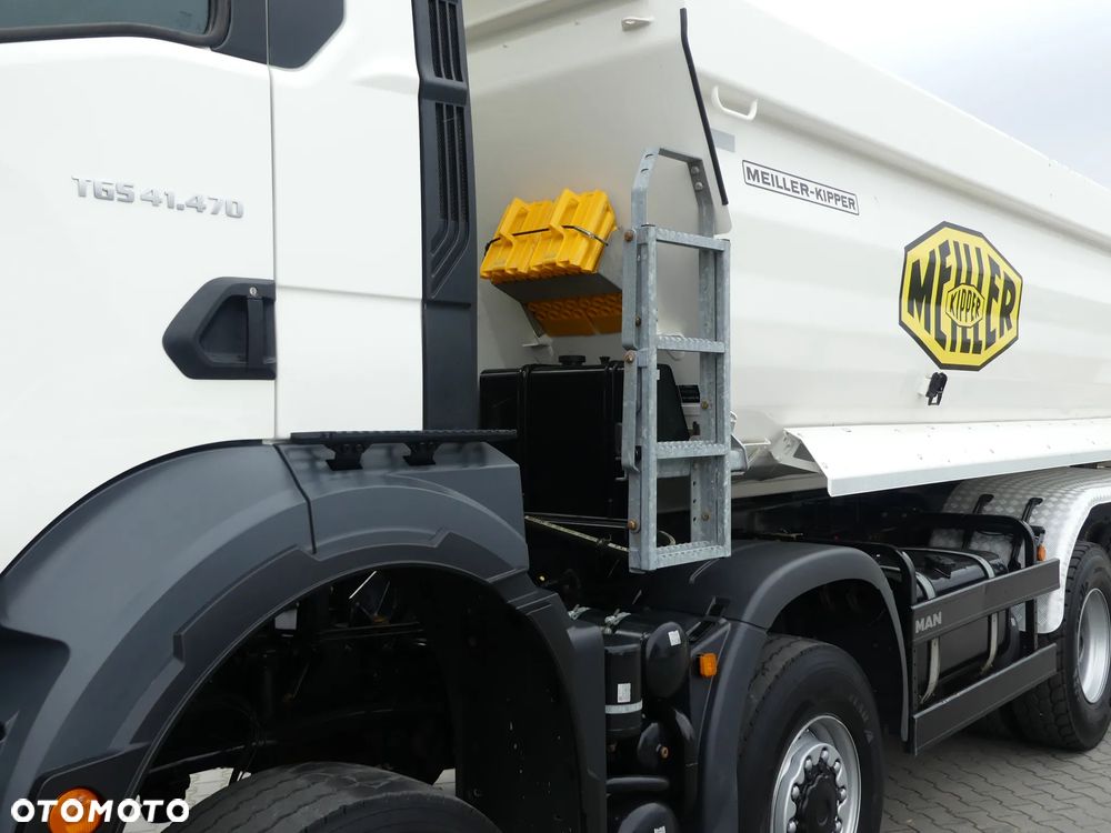 MAN TGS 41.470 / 8x8 / WYWROTKA MEILLER / MANUAL / NISKI PRZEBIEG / - 15