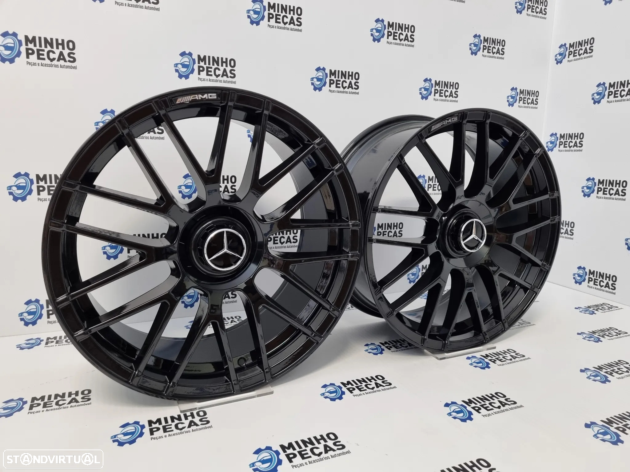 Jantes Mercedes Novo (C63S) AMG em 20 Preto Brilho - 3