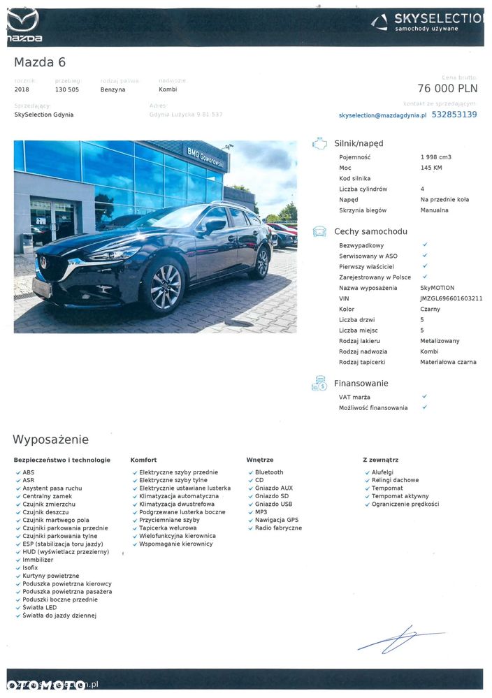 Mazda 6 2.0 SkyMotion - 19