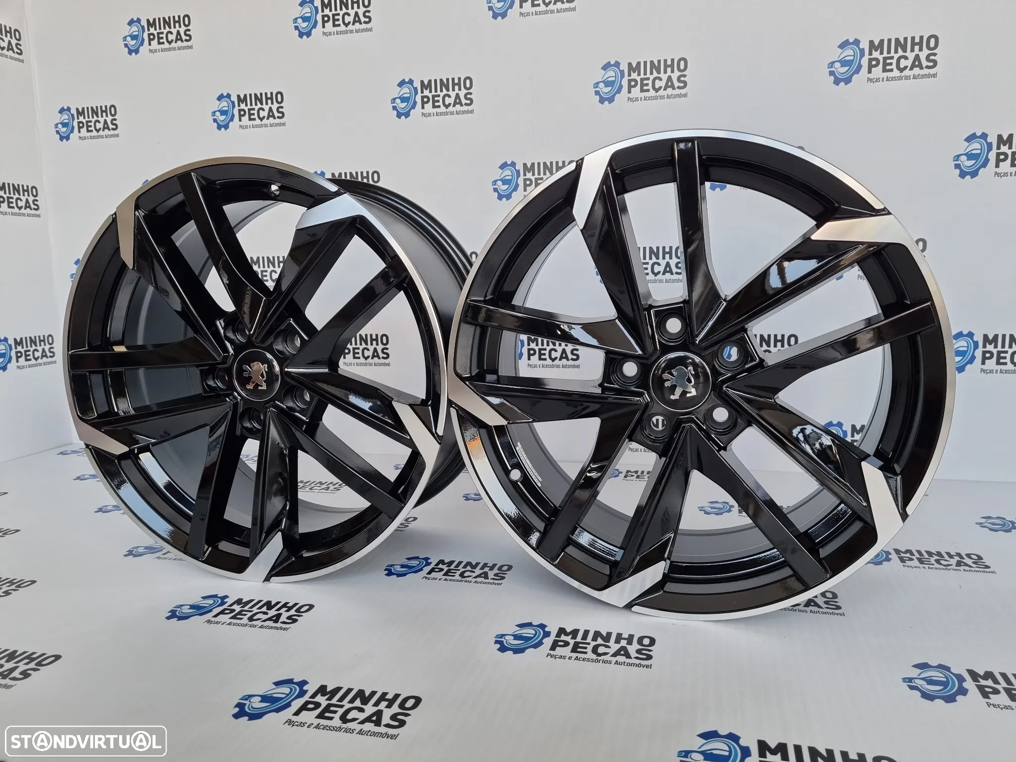 Jantes Peugeot 308 GTI em 16 Preto Brilho (5x108) - 3