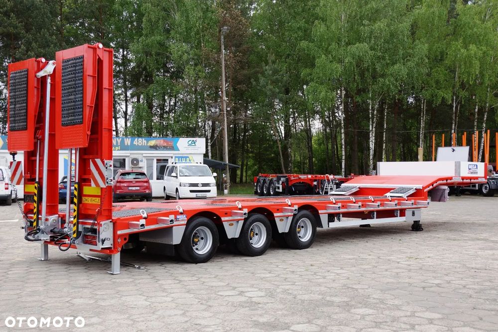 Inny 3 OSIOWA NISKOPODWOZIOWA Z NAJAZDAMI HYDRAULICZNYMI - twarda guma techniczna na pokładzie! - 9