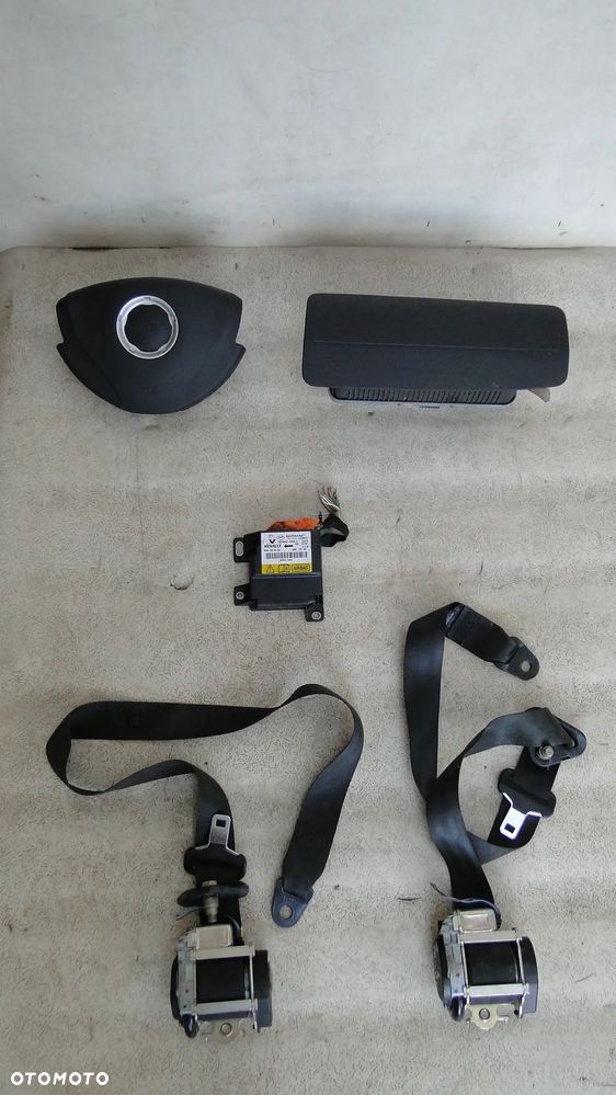 VW GOLF V 5 DESKA KONSOLA CZARNA PODUSZKI PASY KOMPLET ORYGINAŁ EUROPA - 15