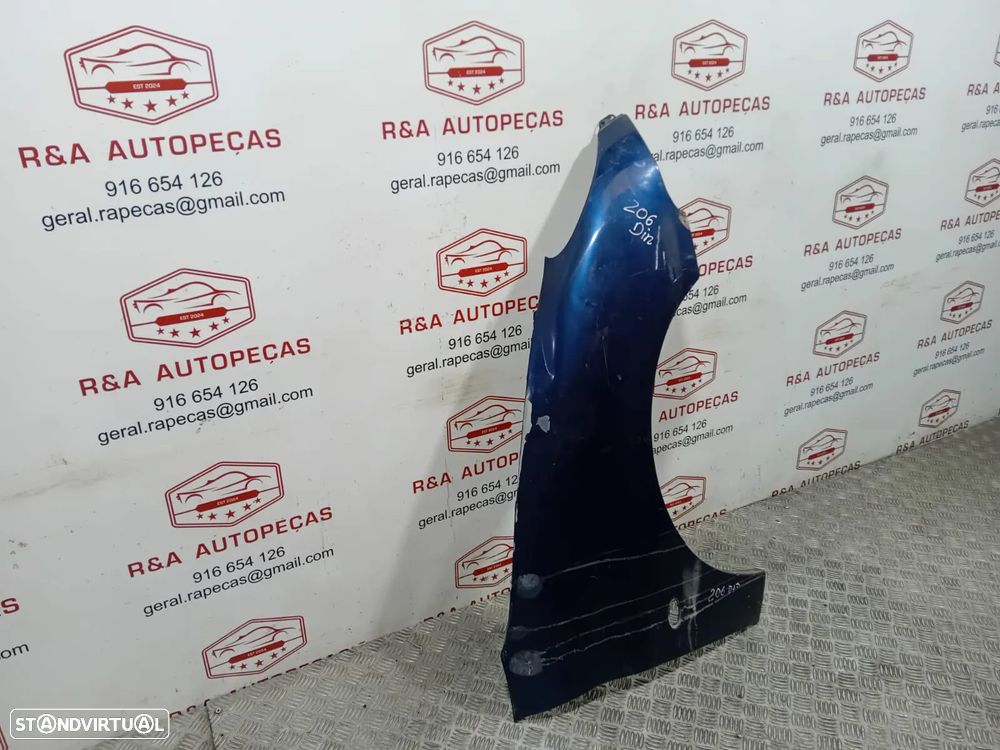 Guarda Lamas Frente Frontal Direito Peugeot 206 Original - 4