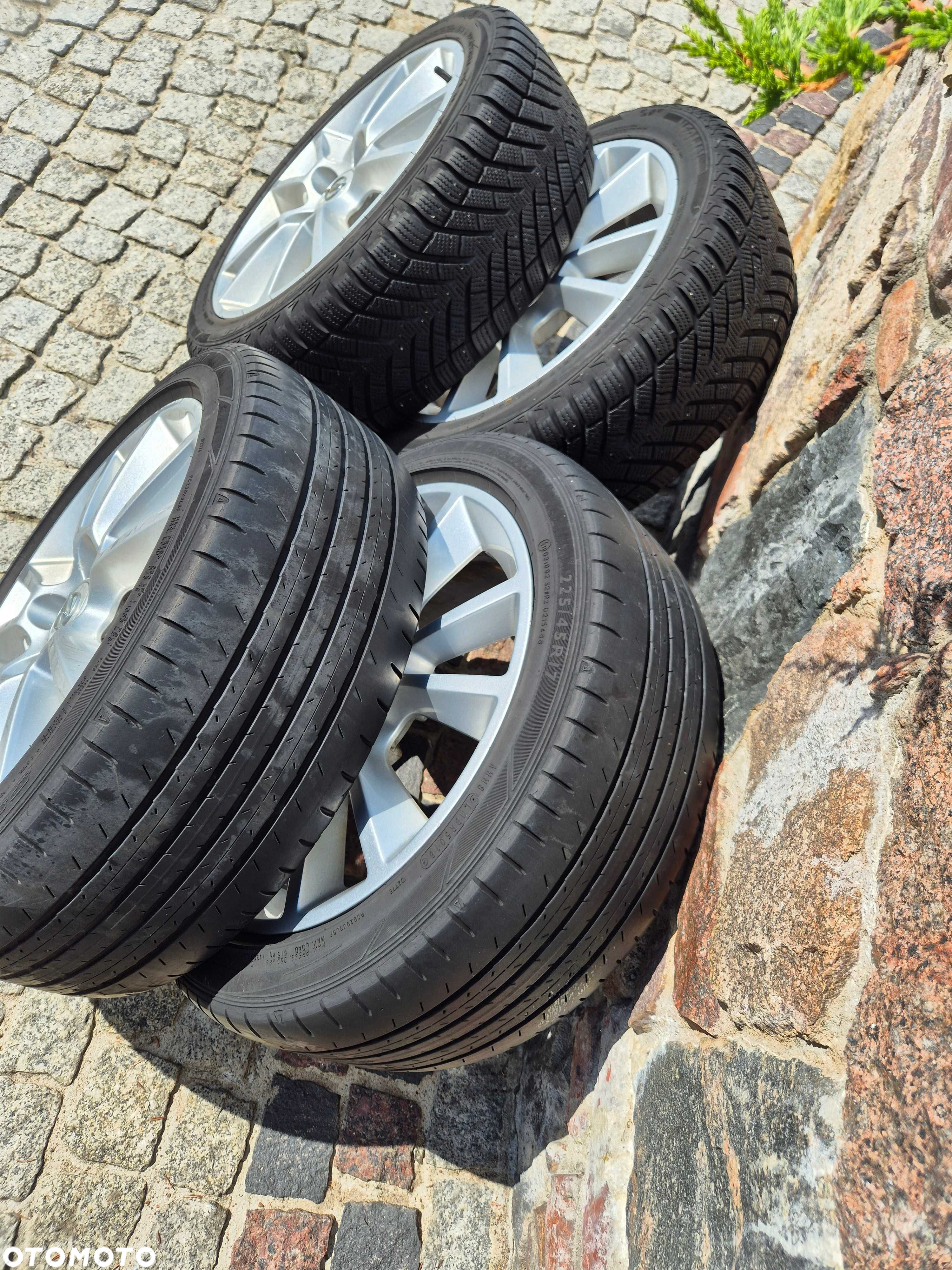 koła alufelgi opel astra h zafira b OPC 5X110 225/45R17 ET39 oryginał - 5