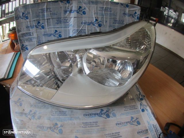 Farol 9650055980 CITROEN C5 FASE 2  2005 1.6HDI 110CV 5P CINZA ESCURA ESQ H7 + H1 ORIGINAL - 1