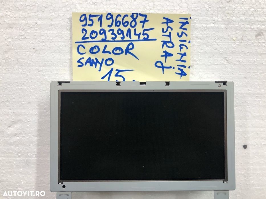 Display color Opel Astra J sau Insignia , cod 95196687 Sanyo - 1