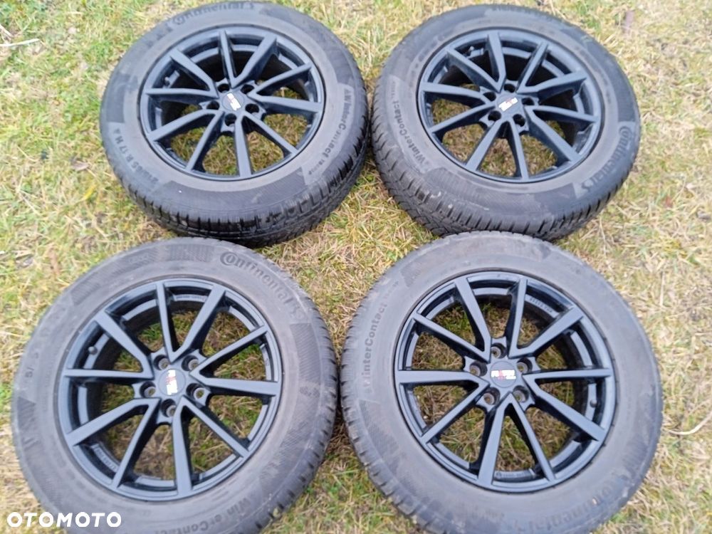 Felgi aluminiowe 5x112 Audi Q2 Q3 Skoda Karoq Tiguan opony zimowe 215/65 17 - 1