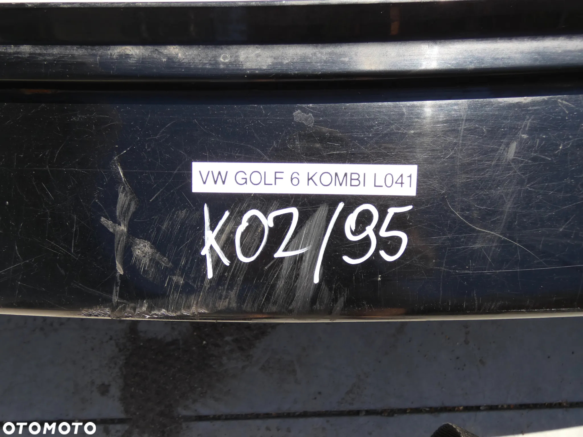 VW GOLF VI 6 KOMBI L041 ZDERZAK TYŁ TYLNY CZARNY L041 GORLICE - 21