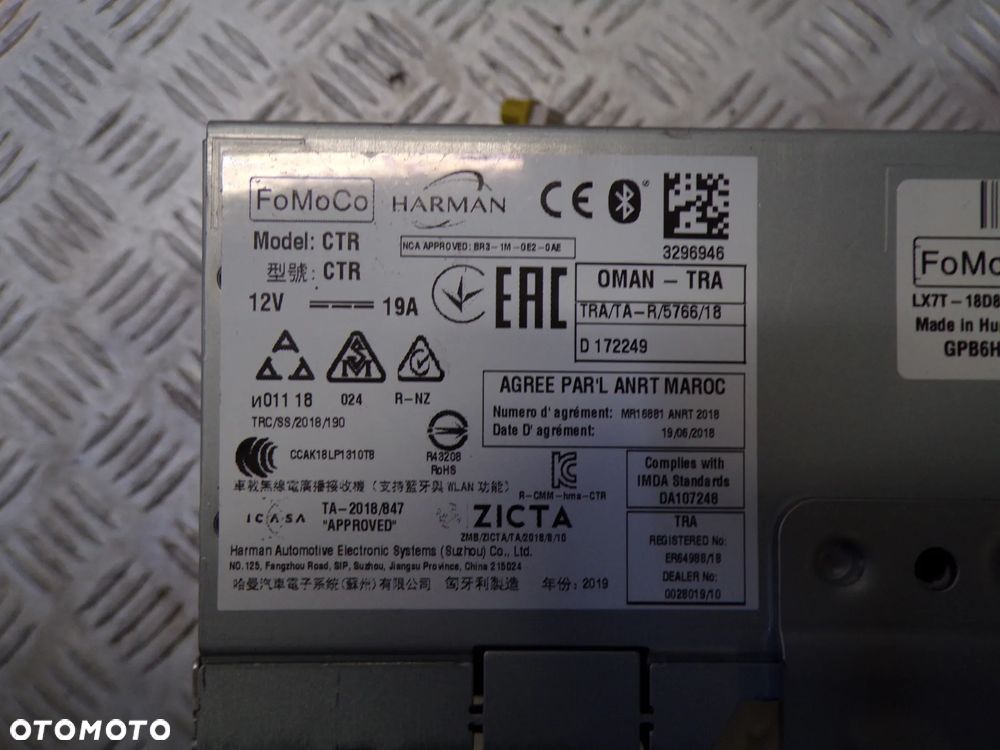 RADIO FORD ECOSPORT II LIFT HARMAN KARDON BLUETOOTH LX7T-18D804-HC - 4